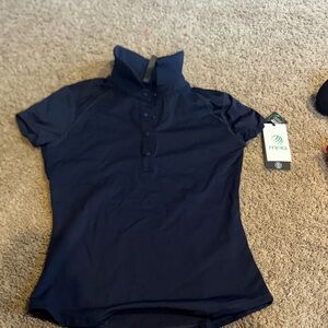 MPG Navy Blue Short Sleeve Polo Shirt
